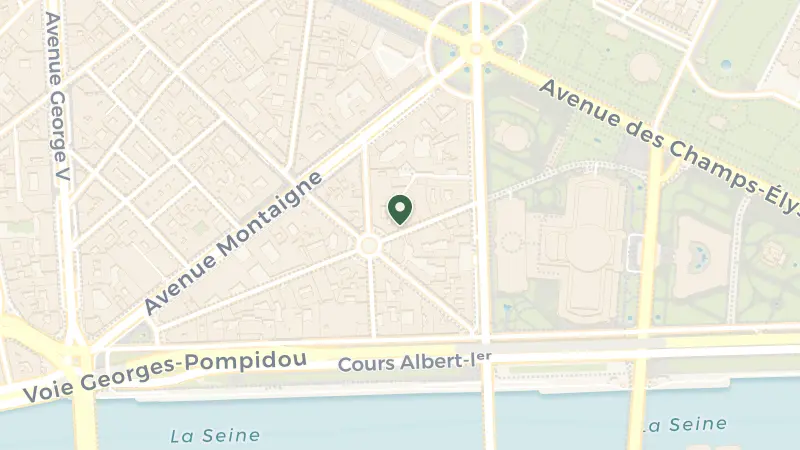 Map of 12 Rue Jean Goujon, 75008 Paris, France