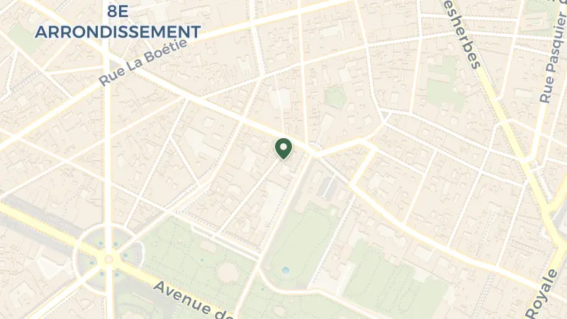 Map of 18 Rue du Cirque, 75008 Paris, France