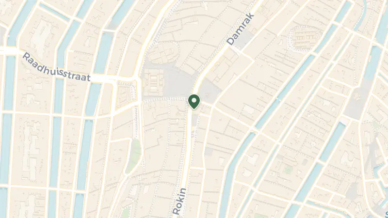 Map of Dam 27, 1012 JS Amsterdam