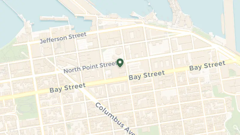 Map of 425 North Point St, San Francisco, CA 94133, USA