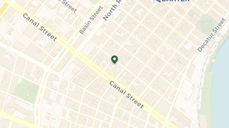 Map of 800 Iberville St, New Orleans, LA 70112, USA