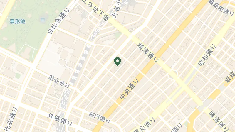 Map of 6-chōme-6-7 Ginza, Chuo City, Tokyo 104-0061, Japan