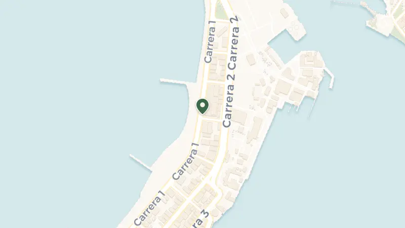Map of Cra. 1 #12-118, Cartagena de Indias, Bolívar, Colombia
