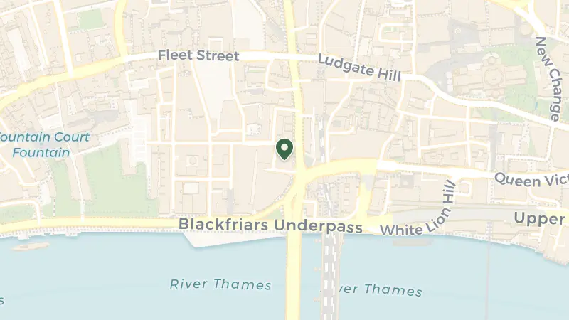 Map of 19 New Bridge St, London EC4V 6DB, UK
