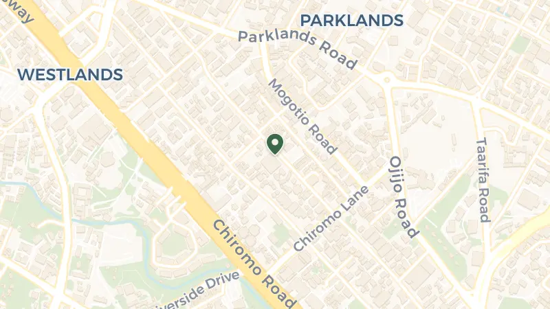 Map of 38 Muthithi Rd, Nairobi, Kenya