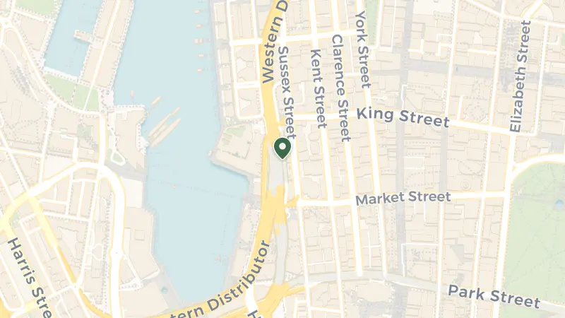 Map of 161 Sussex St, Sydney NSW 2000, Australia