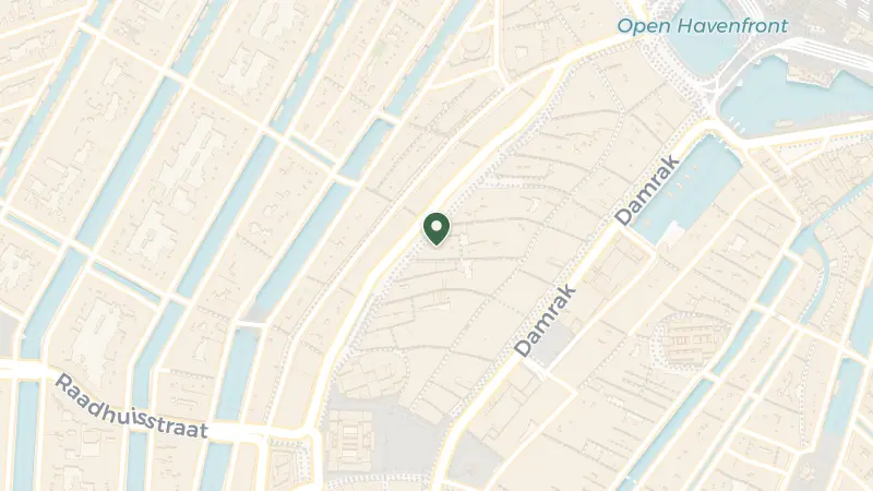 Map of Nieuwezijds Voorburgwal 67, 1012 RE Amsterdam
