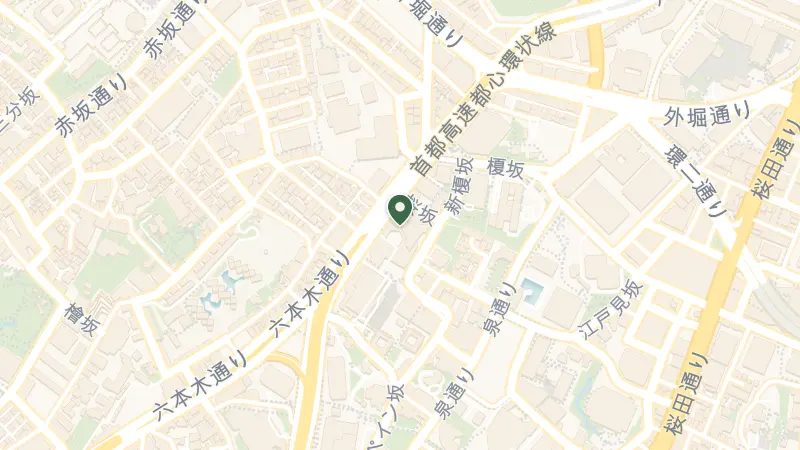 Map of 1-chōme-12-33 Akasaka, Minato City, Tokyo 107-0052, Japan