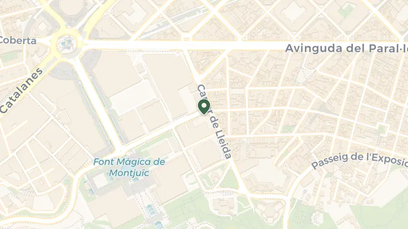 Map of Av. de Rius i Taulet, 1-3, Sants-Montjuïc, 08004 Barcelona, Spain