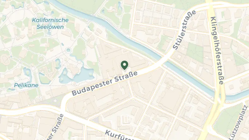 Map of Budapester Str. 2, 10787 Berlin, Germany