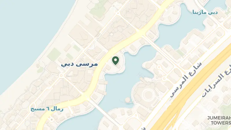 Map of King Salman Bin Abdulaziz Al Saud St - Marsa Dubai - Dubai Marina - Dubai - United Arab Emirates