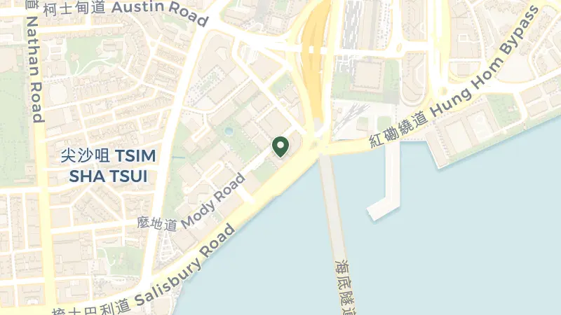 Map of 70號 Mody Rd, Tsim Sha Tsui, Hong Kong