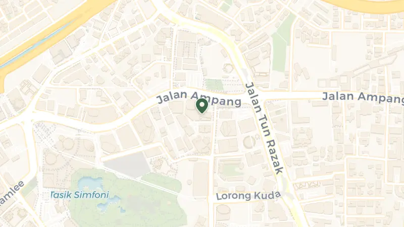 Map of 165, Jln Ampang, Kuala Lumpur, 50450 Kuala Lumpur, Wilayah Persekutuan Kuala Lumpur, Malaysia