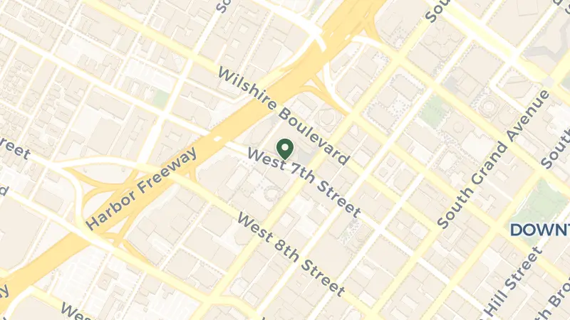 Map of 900 Wilshire Blvd, Los Angeles, CA 90017, USA