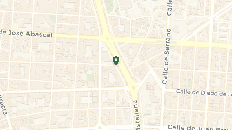 Map of P.º de la Castellana, 49, Chamberí, 28046 Madrid, Spain