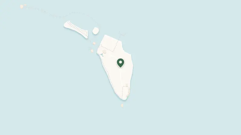 Map of Maamunagau Island, Raa Atoll 05060, Maldives