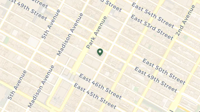 Map of 111 E 48th St, New York, NY 10017, USA
