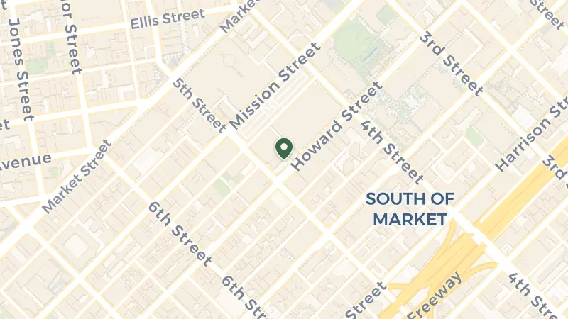 Map of 888 Howard St, San Francisco, CA 94103, USA