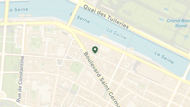 Map of 82 Rue de Lille, 75007 Paris, France
