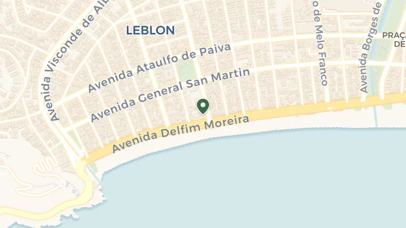 Map of Av. Delfim Moreira, 696 - Leblon, Rio de Janeiro - RJ, 22441-000, Brazil
