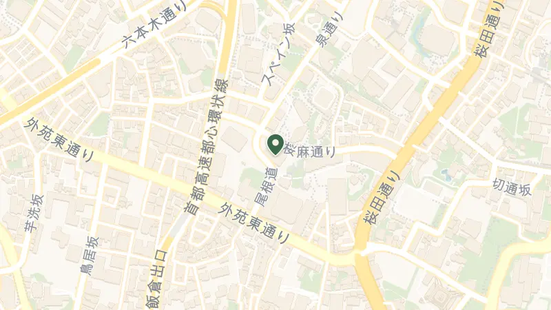Map of 1-chōme-2-2 Azabudai, Minato City, Tokyo 106-0041, Japan