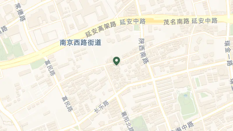 Map of 1218 Yan An Zhong Lu, 久光 Jing An Qu, Shang Hai Shi, China, 200040