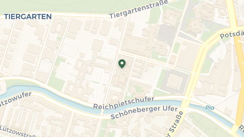 Map of Stauffenbergstraße 26, 10785 Berlin, Germany