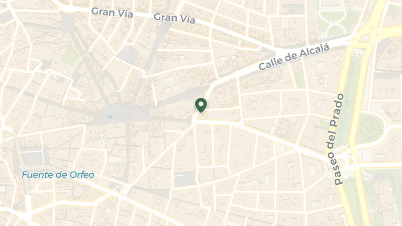 Map of C. de Sevilla, 2, Centro, 28014 Madrid, Spain