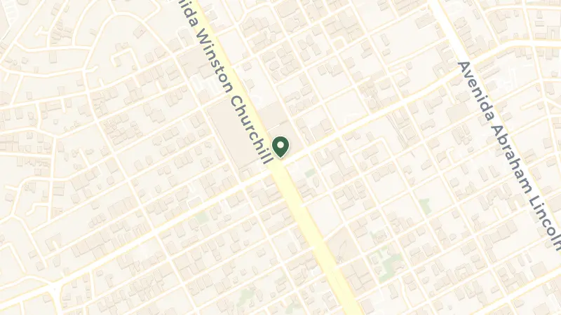 Map of Av. Winston Churchill 93, Santo Domingo 10501, Dominican Republic