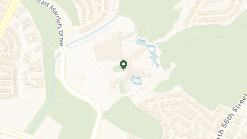 Map of 5350 E Marriott Dr, Phoenix, AZ 85054, USA
