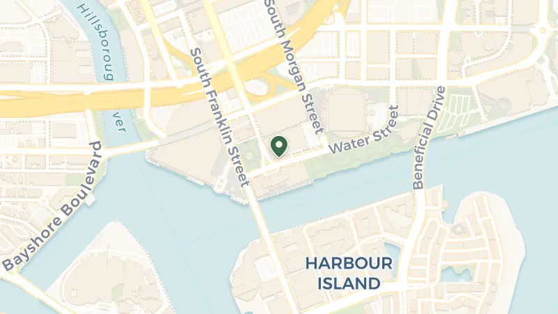 Map of 510 Water St, Tampa, FL 33602, USA