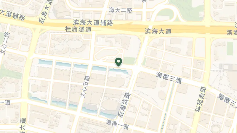 Map of Hai De San Dao Hou Hai Bin Rd, GWCM+QRP南油南山区深圳市广东省 China, 518000