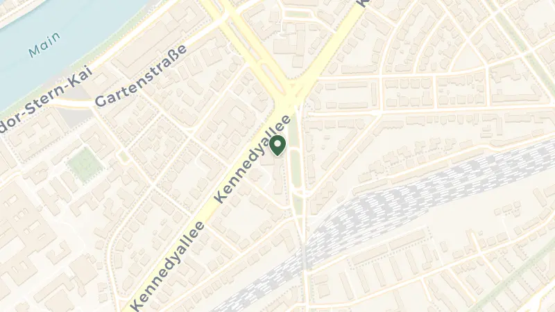 Map of Stresemannallee 28, 60596 Frankfurt am Main, Germany