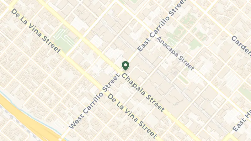 Map of 31 W Carrillo St, Santa Barbara, CA 93101, USA