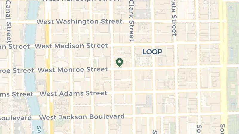 Map of 122 W Monroe St, Chicago, IL 60603, USA