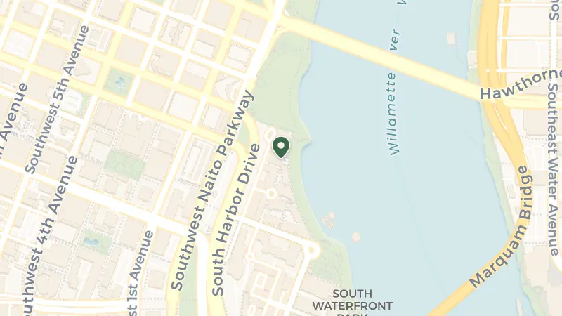 Map of 1510 S Harbor Way, Portland, OR 97201, USA