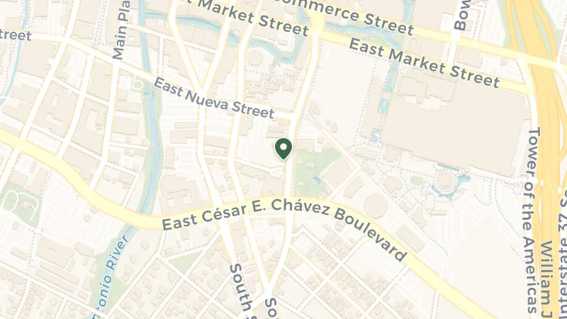 Map of 431 S Alamo St, San Antonio, TX 78205, USA
