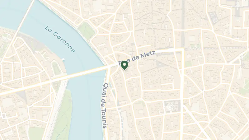 Map of 46 Rue des Couteliers, 31000 Toulouse, France