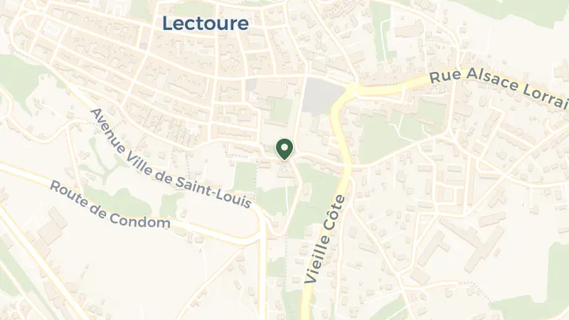 Map of 19 Rue Claude Ydron, 32700 Lectoure, France