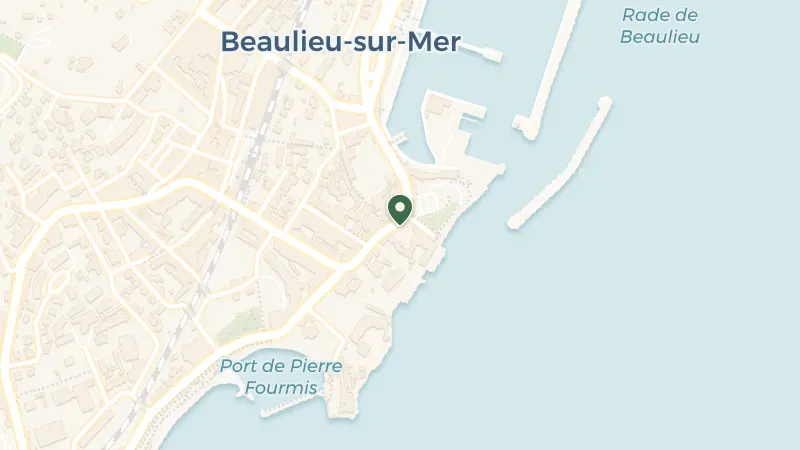 Map of 5 Bd du Maréchal Leclerc, 06310 Beaulieu-sur-Mer, France
