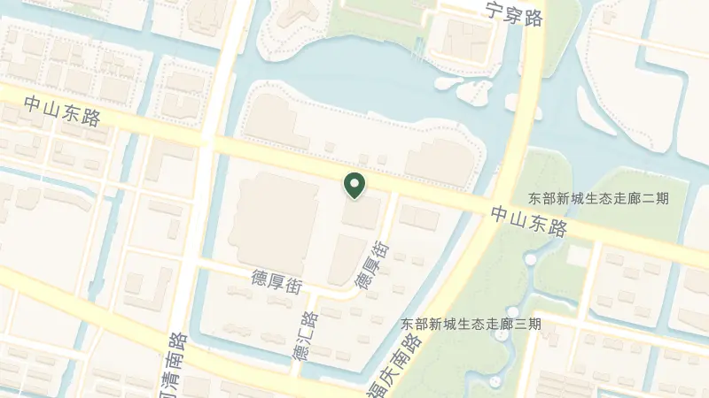 Map of China, Zhe Jiang Sheng, Ning Bo Shi, 江东区中山东路2109号 邮政编码: 315040