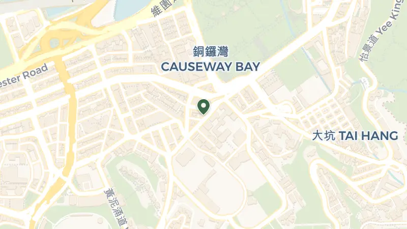 Map of 133 Leighton Rd, Causeway Bay, Hong Kong