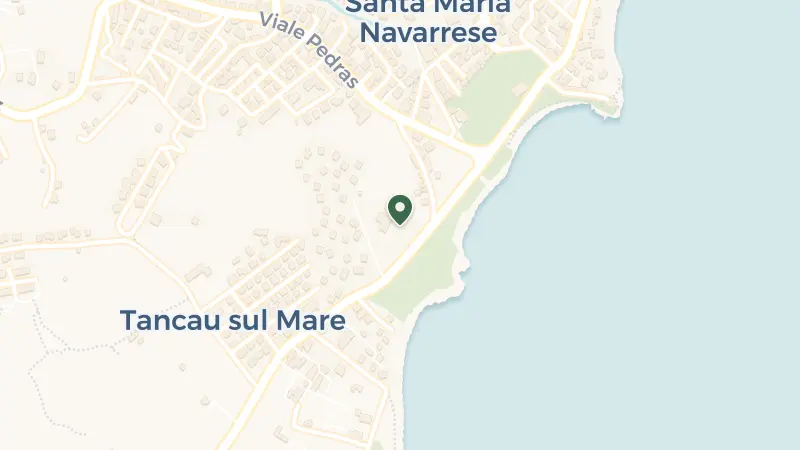 Map of Via Lungomare, 08040 Santa Maria Navarrese OG, Italy