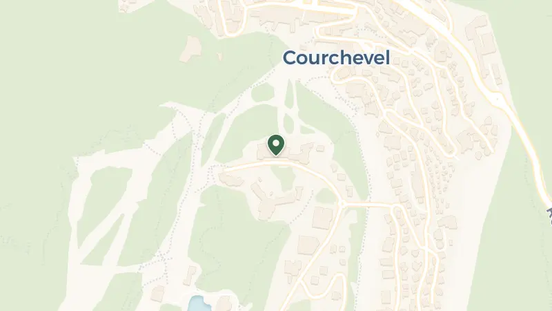 Map of 5 Rue Emile Allais, 73120 Courchevel, France