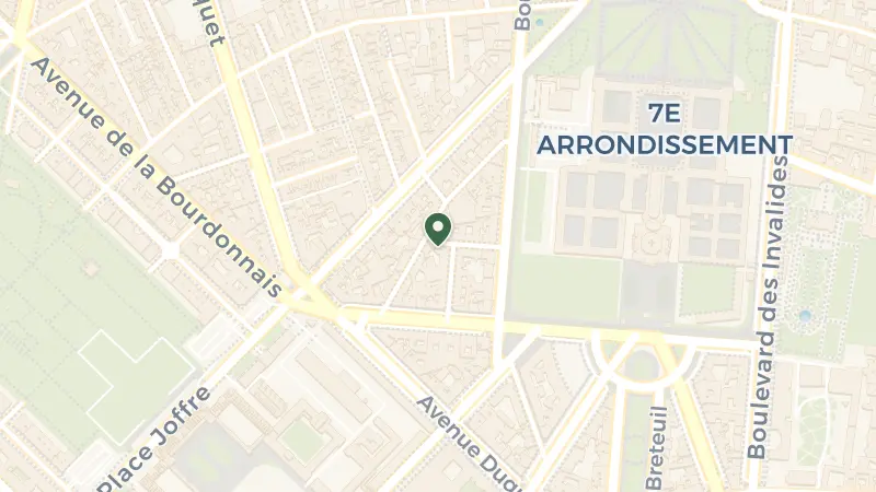 Map of 5 Rue Louis Codet, 75007 Paris, France