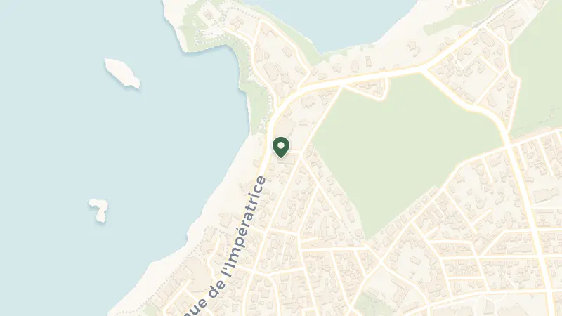 Map of 50 Av. de l'Impératrice, 64200 Biarritz, France
