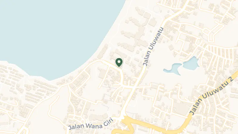 Map of Jl. Bukit Permai, Jimbaran, Kec. Kuta Sel., Kabupaten Badung, Bali 80361, Indonesia