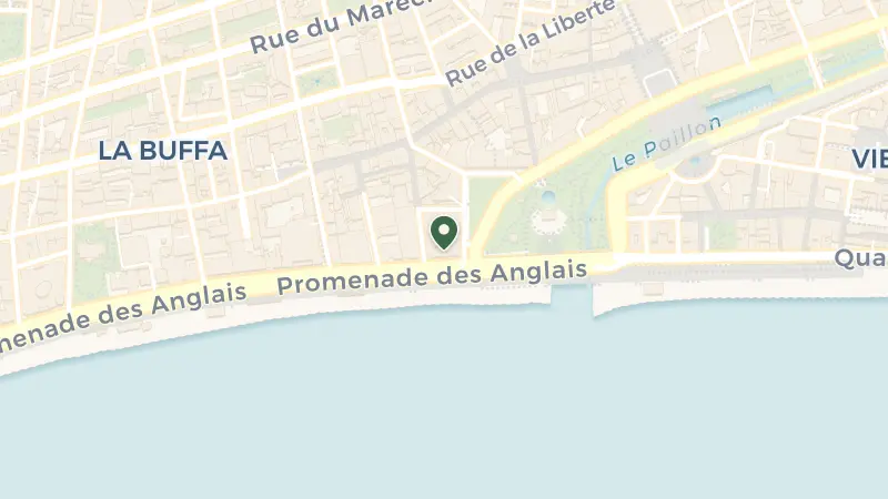 Map of 1 Prom. des Anglais, 06000 Nice, France