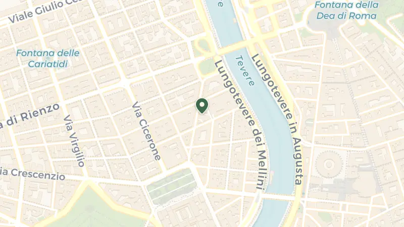 Map of Via Federico Cesi, 37, 00193 Roma RM, Italy