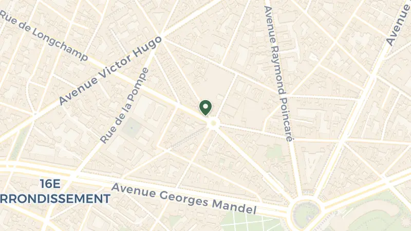 Map of 10 Pl. de Mexico, 75116 Paris, France